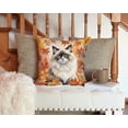 thumbnail image 3 of Carolines Treasures DAC7164PW1414 14 x 14 in. Ragdoll Cat in Fall Leaves Throw Pillow, 3 of 6