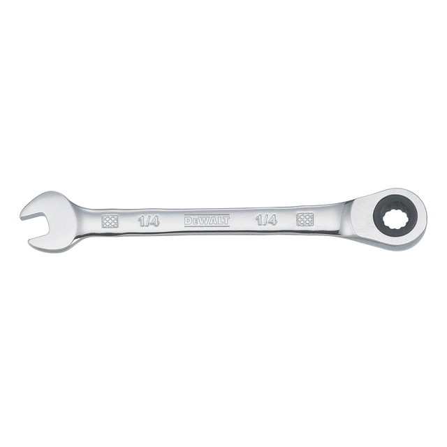 Llave combinada de trinquete DEWALT 1/4 SAE 72 dientes
