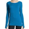 Marc New York NEW Blue Womens Size XS Ruched Shirt Athletic Apparel