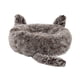 thumbnail image 4 of Cama cálida para gatos y perros con forma de orejas de animales, cojín decorativo y nido cómodo para mascotas. Café Degradado 70cm, 4 of 9
