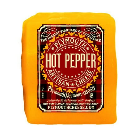 Hot Pepper Cheddar by Plymouth Artisan Cheese (8 ounce)