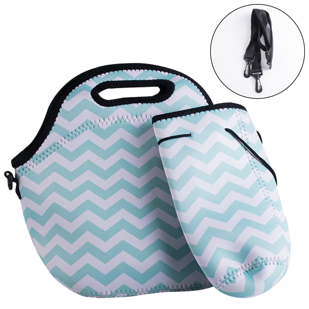 Water-resistant Neoprene Thermal Insulated Picnic Lunch Box Bag Tote for Men Kid