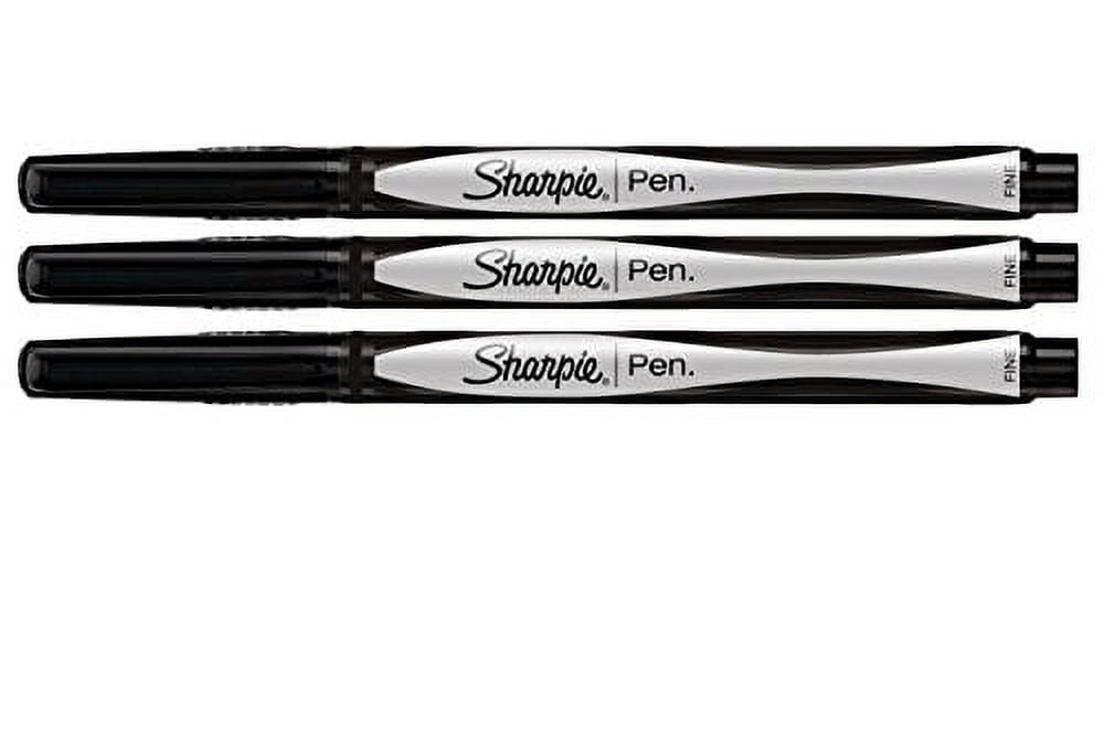 Sharpie Pen Fine Point Pen, Black Ink, 3 Count, 3 Pack Sharpie Pen Fine Point Pen, Black Ink, 3 Count, 3 Pack