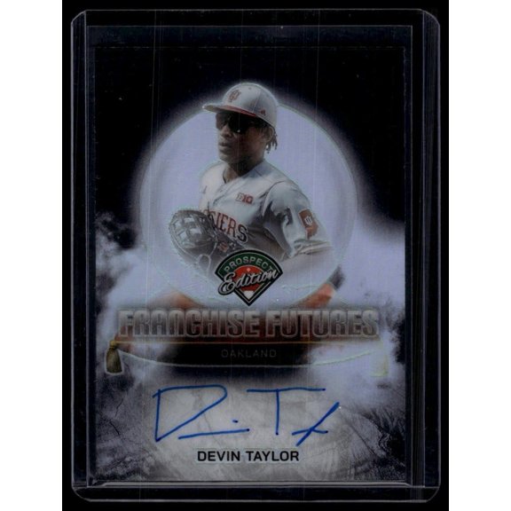 2025 Panini Prospect Edition Devin Taylor Franchise Futures Signatures AU #FFS-DT Athletics MLB Autographed BASEBALL Trading Card