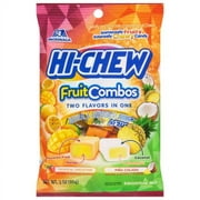 Morinaga Hi-Chew Candy-Fruit Combos, Passion Fruit+Mango, Coconut+ Pineapple 3oz