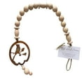 thumbnail image 2 of Ornament Log Color Decorative Useful Wood Bead Pendant Good-looking Helpful Hanging Decors, 2 of 5