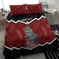 thumbnail image 3 of Juego de cama personalizado Navidad Nueva Zelanda Helecho y pájaros kiwi LT7, 3 of 6