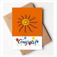 thumbnail image 1 of Ancient Egypt Scarab Art Pattern Wedding Cards Congratulations Greeting Envelopes, 1 of 3