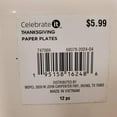 thumbnail image 3 of Celebrate It Thanksgiving Paper Plates Bear 12-Pc, 3 of 3