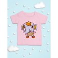 thumbnail image 3 of Elephant Smiling T-Shirt Infant -Image by Shutterstock,  6 Months, 3 of 4