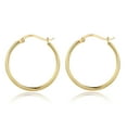 thumbnail image 1 of TINGN Gold Hoop Earrings for Women 14K Gold Plated 925 Sterling Silver Post Hypoallergenic Earrings, 1 of 5