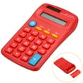 thumbnail image 6 of Uxcell Small Pocket Calculator Home Office Handheld Calculators 8 Digit Display Red 2 Pack, 6 of 6
