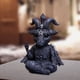 thumbnail image 4 of Gato búho esculturas creativas hogar ornamento resina hermosa estatua (gato sentado) Likrtyny Libre de BPA, 4 of 8