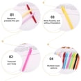 thumbnail image 7 of Retractable Gel Pens, Click Ballpoint Pens, Fine Point 0.5mm Black Ink Pens, Smooth Writing Quick Dry Gel Pens with Clip for Office, Home and Daily Writing Use, 7 of 7