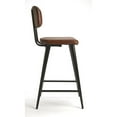 thumbnail image 4 of Dark Brown Leather Bar Stool, 4 of 7