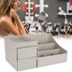 thumbnail image 5 of Estuche de maquillaje profesional, caja de almacenamiento de cosméticos, organizador de belleza de escritorio con cajón, 5 of 8