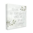 thumbnail image 3 of Stupell Industries Trust The Lord Spiritual Phrase Botanical Leaves Graphic Art Gallery Wrapped Canvas Print Wall Art, Design by Carol Robinson, 3 of 7