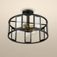 thumbnail image 7 of Nuvo Lighting Payne 4 Light Semi-Flush - Midnight Bronze, 7 of 7