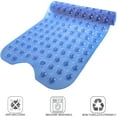 thumbnail image 4 of MEKBOK Bathtub and Shower Mats, Extra Long Non-Slip Bath Mat (39" x 16"), Machine Washable Bath Tub Mat for Bathroom(Clear Blue), 4 of 7