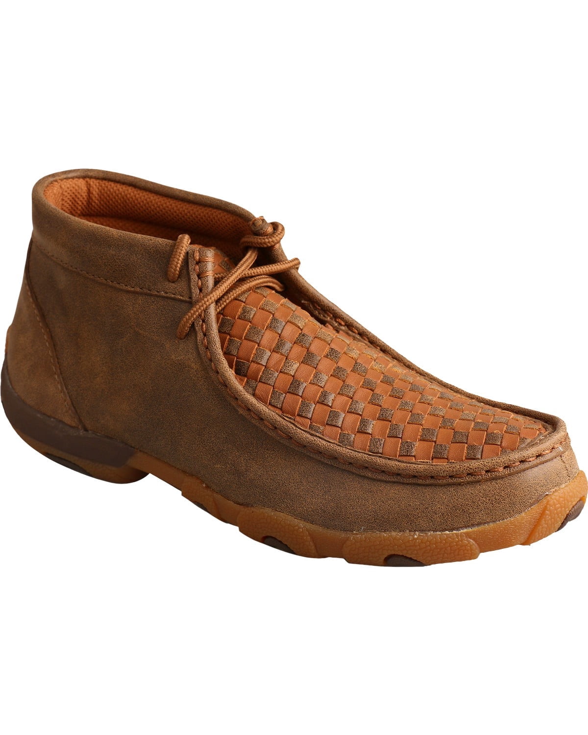 Twisted X Mens Driving Moc Chukka Boots Distressed Brown Leather WDM0001 8.5M Twisted X Womens WDM0001 Women`s Bomber Driving Mocs 9.5  main image 3