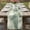 Green, variant on Table Runner 72 Inches Long for Kitchen Dining, Brown Ombre Dresser Scarf Farmhouse, Dining Table Decorations for Wedding/Parties, Gradient Abstract Art Vintage 13 x 72 In