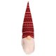 thumbnail image 1 of Bewildely Cubierta de botella de vino de felpa de Navidad sin rostro anciano tejido manga rayas sombrero de comedor decoraciones gnomos Kits de decoración para fiestas Rojo oscuro, 1 of 6