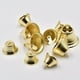 XZNGL Ruban Mousse Diy Golden Opening Horn Bell Christmas Decoration Bells Wind Chimes 10Mm 100Pcs – image 5 sur 9