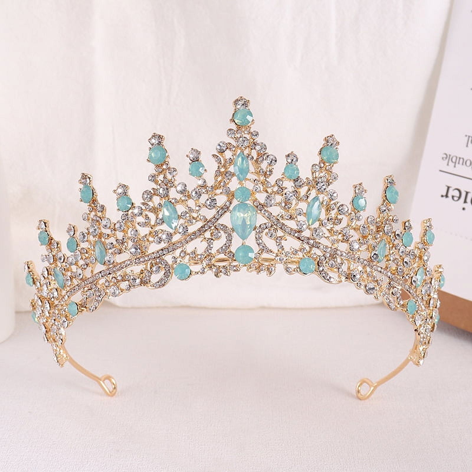 XmhyTop Wedding Tiara for Bride Princess Tiara Headband 