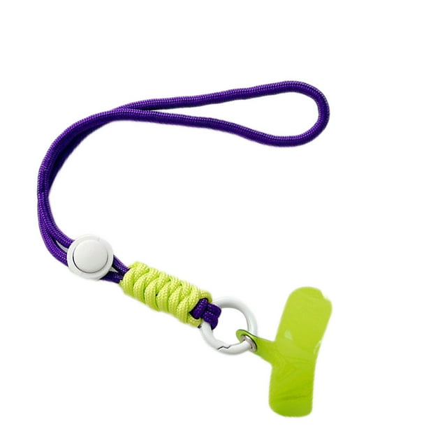 Youkk Mobile Phone Lanyard Adjustable Reusable Neck Hanging Rope with Hook Microfiber Safety Straps Accessory Picnic Running Type 7