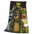 thumbnail image 7 of Lsque Five Nights At Freddy'S Pattern Fuzzy Fleece Throw Blanket Extra Large,Super Soft,Fluffy and Warm Blankets for Couch,Bed,All Season Use (40"x30"), 7 of 7