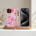 thumbnail image 6 of Case for iPhone 14 Pro, Pink Love Like Jesus Cross Patchwork Phone Case Military-Grade Drop Protection Cover for Women Girl - Frosted, 6 of 7