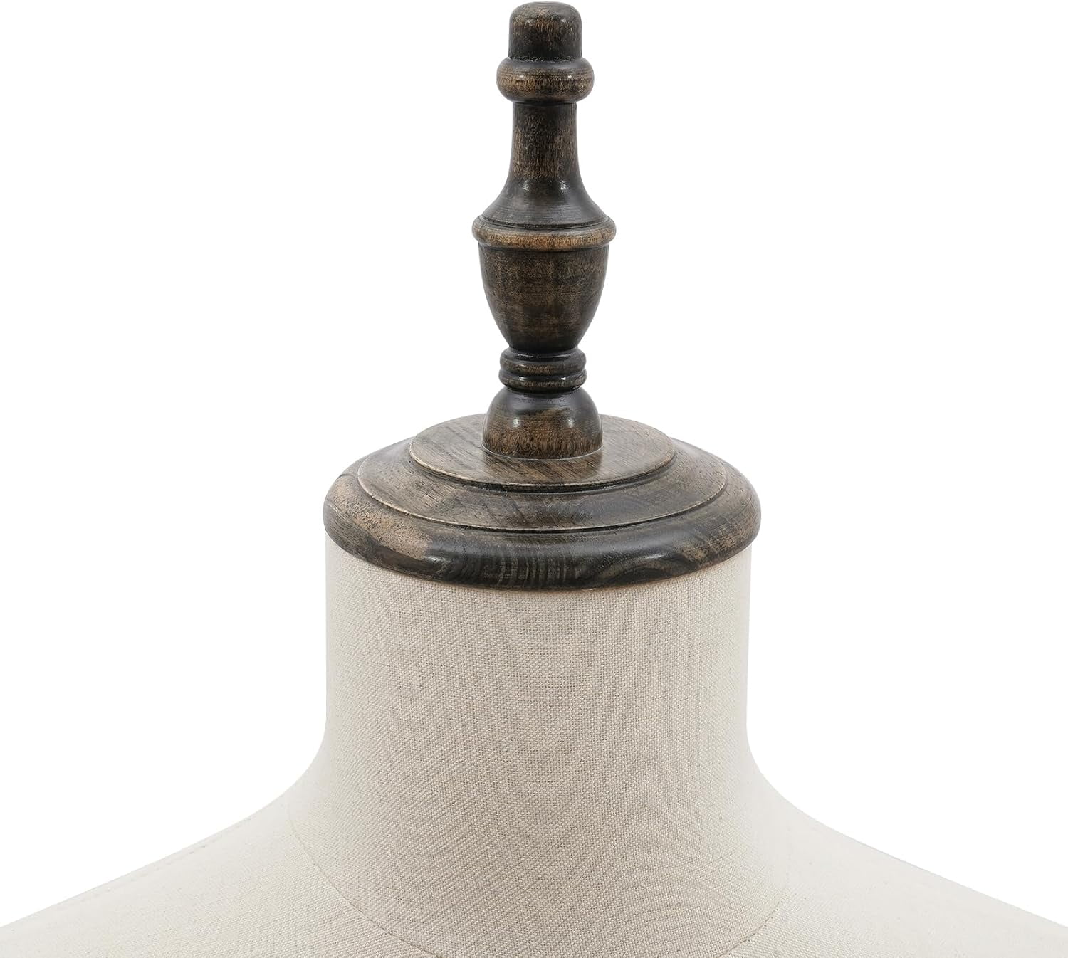 Floor Male Mannequin Model with Adjustable Height, 70 Inch Half Length Model with Stand Detachable Mannequin Dress Form Beige for Clothing Store Sewing Shop