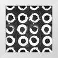 thumbnail image 3 of Nancy Green Design 4x14 White Modern Wood Framed Wall Art Titled - Watermark Black and White I, 3 of 5