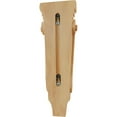 thumbnail image 4 of Ekena Millwork 5 1/8"W x 2 3/8"D x 15 1/2"H Medium Traditional Pilaster Wood Corbel, Red Oak, 4 of 4