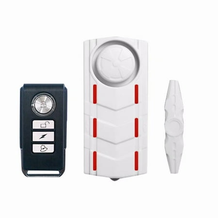 108db Wireless Anti Theft Strobe Light Sound Vibration Alarm 108db Wireless Anti Theft Strobe Light Sound Vibration Alarm Remote Control Magnet Door Window Home Security System