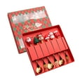 thumbnail image 4 of Juego de Cubiertos de Navidad Soledad 6 uds Tenedores cucharas Estilo A, 4 of 10