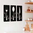 thumbnail image 6 of Raindrops for Dining Room Wall Decor Rustic Home Decor 30X12X0.5CM Black, 6 of 8