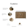 thumbnail image 5 of Water Creation Westin 48 In. Single sink Whitebrook Quartz Countertop Bath Vanity, 5 of 19