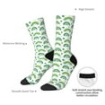 thumbnail image 4 of Lsque St. Patrick's Day rainbows Printed Men's Crew Socks, Soft Durable Breathable Moisture-Wicking with Odor Control Cotton socks, 4 of 6