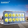 thumbnail image 4 of Proyector LED 100W 200W 600W Reflector de luz exterior Iluminación de pared exterior Foco impermeable IP65 AC110V AC220V, 4 of 5