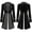 Black, variant on Steampunk Tailcoat for Women Elegant Velvet Pirate Captain Jacket for Carnival Halloween Party Vintage Ringmaster Fancy Dress Up Novelty Apparel