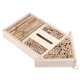 thumbnail image 4 of Casa de madera para insectos y abejas, refugio para jardín, caja nido, artesanía, adorno decorativo para exteriores, 4 of 11