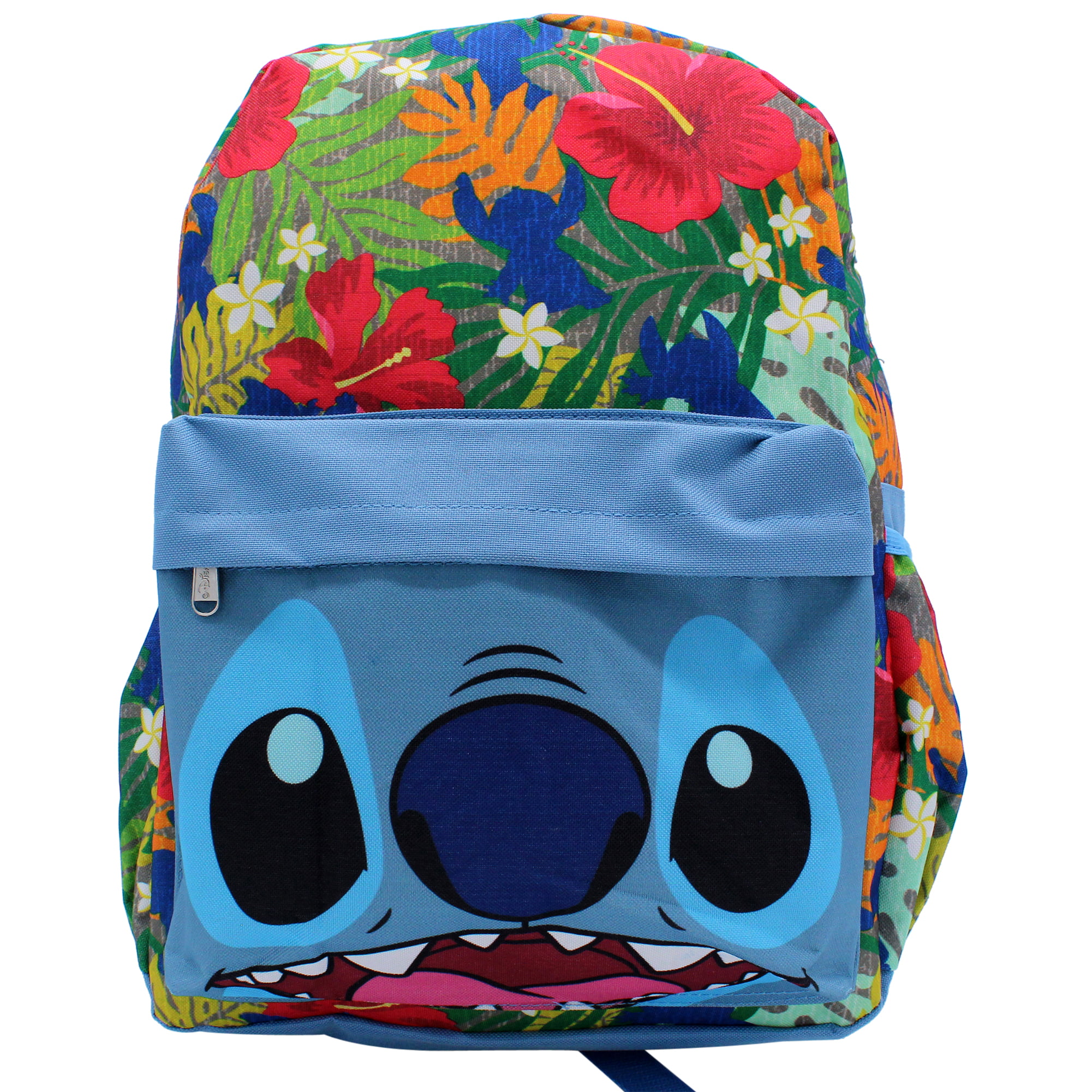 Lilo and Stitch Swimming Backpack,Drawstring Bags Zipped Front Pocket for Girls 