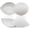 White, variant on Nimiah Bra Pads Inserts Breast Enhancers, 2 Pairs Push Up Inserts Swimsuit Pads Fits A/B Cup, White