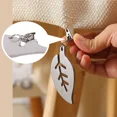 thumbnail image 3 of Juego de 8 Pesas para Mantel, Pesas para Mantel para Exteriores, Colgantes para Mantel de Hojas de Acero Inoxidable con Clips, para jardín, Familia, Camping, Restaurante, 3 of 5