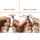 thumbnail image 3 of [50 piezas] Bridas reutilizables de nailon Canwn de alta resistencia, mini sujetacables flexibles, correas de nudo corredizo (negras), 3 of 4