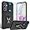 Black, variant on for Samsung Galaxy A35 5G Case with Slide Camera Cover & Screen Protector (2 PCS), A35 Case Build in 360° Rotating Ring Kickstand, Military Grade Protective Case for Galaxy A35 Phone Cases, Blue