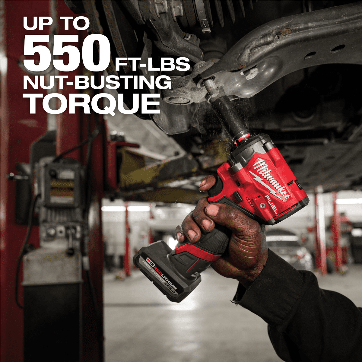 Milwaukee Tool M12 FUEL Stubby 3/8 Inch Impact Wrench Kit
