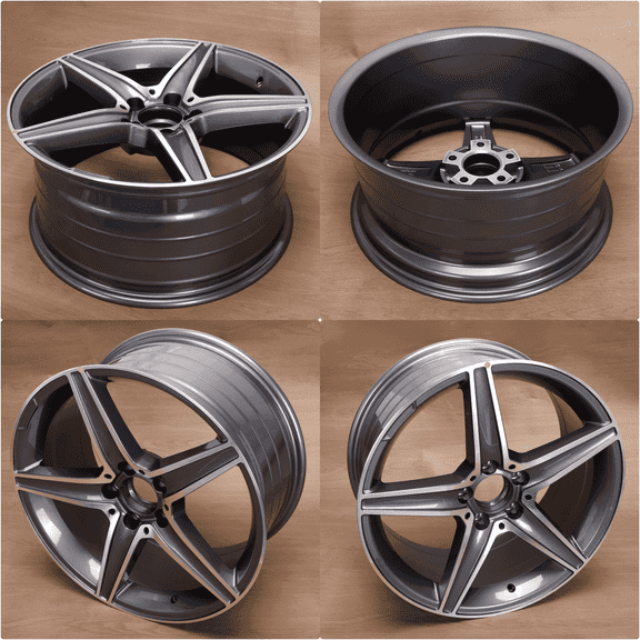 Set of 4 18" x 8.5" Replacement Wheel Rims for Mercedes C300 C350 E300 E350 E63 AMG