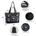 thumbnail image 2 of FORMRS Canvas Laptop Tote Bag for Women with 15.6" Computer Compartments Shoulder Handbag, Elegance Art Pattern, 2 of 7